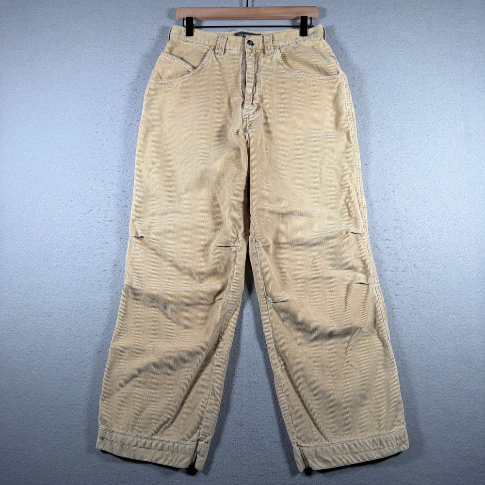 Icebox Original Lifestyle‎ Engineering Tan Corduroy Wide Leg Pants Mens 30x29